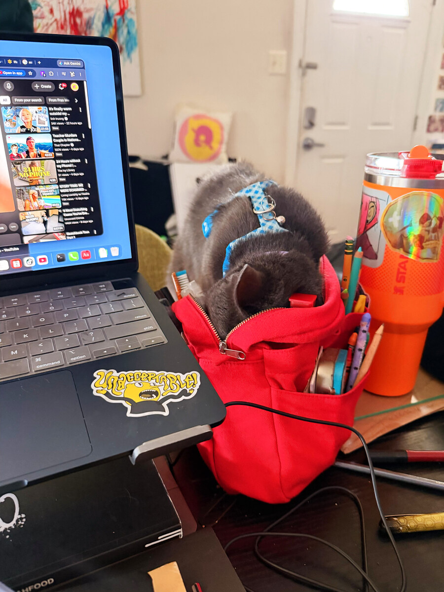 Studio workspace photo